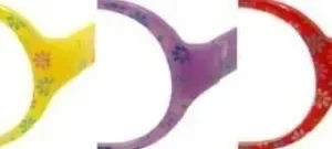 Flower Print Clear Glasses